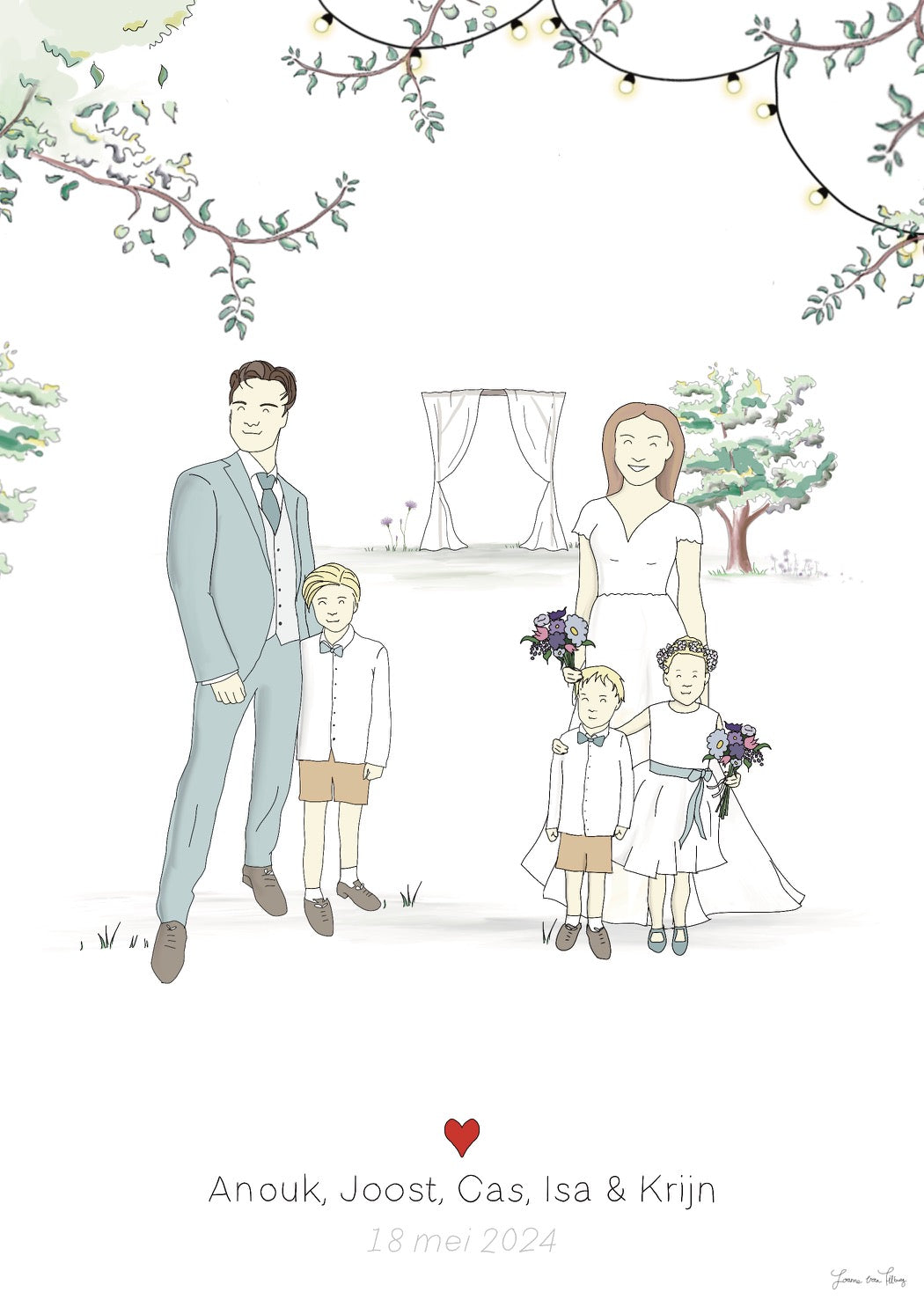 Bespoke illustrations